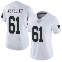 Women's Jordan Meredith Las Vegas Raiders No.61 Limited Vapor Untouchable Jersey - White