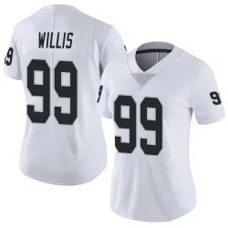 Women's Jordan Willis Las Vegas Raiders No.99 Limited Vapor Untouchable Jersey - White