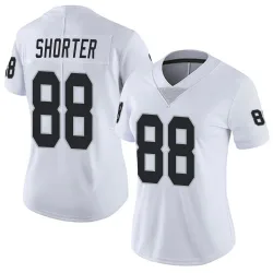 Women's Justin Shorter Las Vegas Raiders No.88 Limited Vapor Untouchable Jersey - White