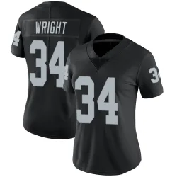 Women's K.J. Wright Las Vegas Raiders No.34 Limited Team Color Vapor Untouchable Jersey - Black