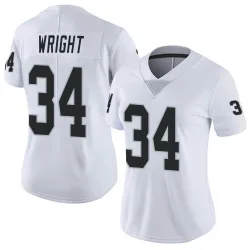 Women's K.J. Wright Las Vegas Raiders No.34 Limited Vapor Untouchable Jersey - White