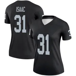 Women's Keenan Isaac Las Vegas Raiders No.31 Legend Jersey - Black