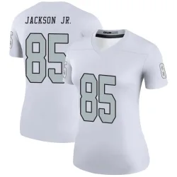 Women's Ketron Jackson Jr. Las Vegas Raiders No.85 Legend Color Rush Jersey - White