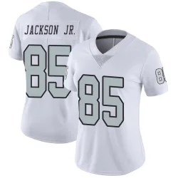 Women's Ketron Jackson Jr. Las Vegas Raiders No.85 Limited Color Rush Jersey - White