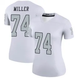 Women's Kolton Miller Las Vegas Raiders No.74 Legend Color Rush Jersey - White