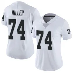 Women's Kolton Miller Las Vegas Raiders No.74 Limited Vapor Untouchable Jersey - White