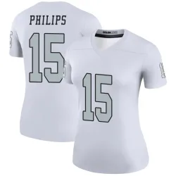 Women's Kyle Philips Las Vegas Raiders No.15 Legend Color Rush Jersey - White