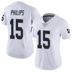 Women's Kyle Philips Las Vegas Raiders No.15 Limited Vapor Untouchable Jersey - White