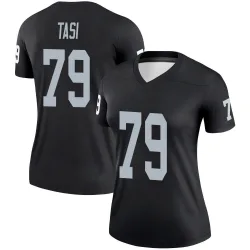 Women's Laki Tasi Las Vegas Raiders No.79 Legend Jersey - Black