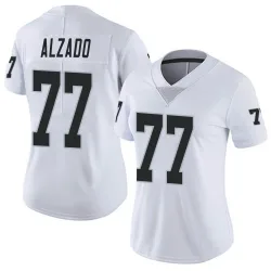 Women's Lyle Alzado Las Vegas Raiders No.77 Limited Vapor Untouchable Jersey - White