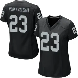 Women's Nickell Robey-Coleman Las Vegas Raiders No.23 Game Team Color Jersey - Black