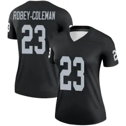 Women's Nickell Robey-Coleman Las Vegas Raiders No.23 Legend Jersey - Black