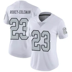 Women's Nickell Robey-Coleman Las Vegas Raiders No.23 Limited Color Rush Jersey - White