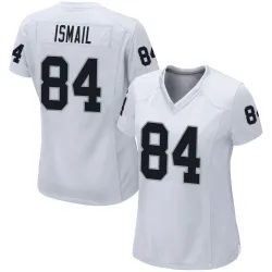 Women's Qadir Ismail Las Vegas Raiders No.84 Game Jersey - White
