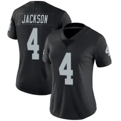 Women's Shedrick Jackson Las Vegas Raiders No.4 Limited Team Color Vapor Untouchable Jersey - Black