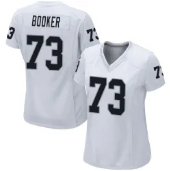 Women's Tank Booker Las Vegas Raiders No.73 Game Jersey - White