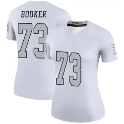 Women's Tank Booker Las Vegas Raiders No.73 Legend Color Rush Jersey - White
