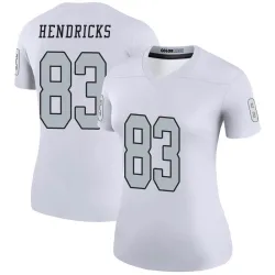 Women's Ted Hendricks Las Vegas Raiders No.83 Legend Color Rush Jersey - White