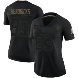 Women's Ted Hendricks Las Vegas Raiders No.83 Limited 2020 Salute To Service Jersey - Black