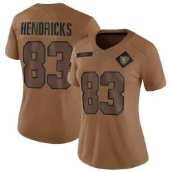 Women's Ted Hendricks Las Vegas Raiders No.83 Limited 2023 Salute To Service Jersey - Brown