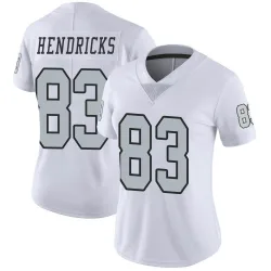 Women's Ted Hendricks Las Vegas Raiders No.83 Limited Color Rush Jersey - White