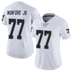 Women's Thayer Munford Jr. Las Vegas Raiders No.77 Limited Vapor Untouchable Jersey - White
