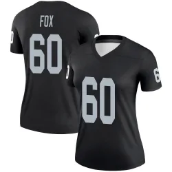 Women's Tomari Fox Las Vegas Raiders No.60 Legend Jersey - Black