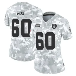 Women's Tomari Fox Las Vegas Raiders No.60 Limited 2024 Salute to Service Jersey - Arctic Camo
