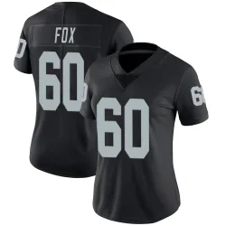 Women's Tomari Fox Las Vegas Raiders No.60 Limited Team Color Vapor Untouchable Jersey - Black