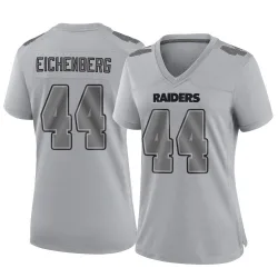 Women's Tommy Eichenberg Las Vegas Raiders No.44 Game Atmosphere Fashion Jersey - Gray