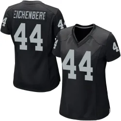 Women's Tommy Eichenberg Las Vegas Raiders No.44 Game Team Color Jersey - Black