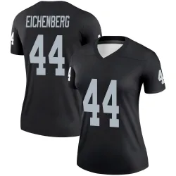 Women's Tommy Eichenberg Las Vegas Raiders No.44 Legend Jersey - Black