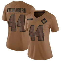 Women's Tommy Eichenberg Las Vegas Raiders No.44 Limited 2023 Salute To Service Jersey - Brown