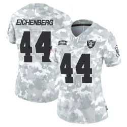 Women's Tommy Eichenberg Las Vegas Raiders No.44 Limited 2024 Salute to Service Jersey - Arctic Camo