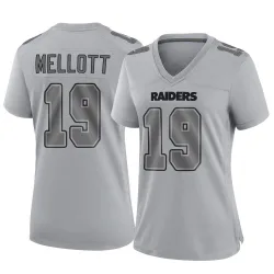 Women's Tommy Mellott Las Vegas Raiders No.19 Game Atmosphere Fashion Jersey - Gray