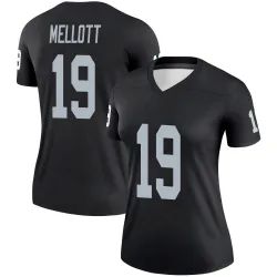 Women's Tommy Mellott Las Vegas Raiders No.19 Legend Jersey - Black