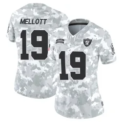 Women's Tommy Mellott Las Vegas Raiders No.19 Limited 2024 Salute to Service Jersey - Arctic Camo
