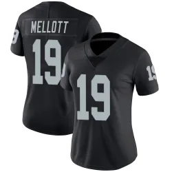 Women's Tommy Mellott Las Vegas Raiders No.19 Limited Team Color Vapor Untouchable Jersey - Black