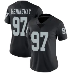 Women's Tonka Hemingway Las Vegas Raiders No.97 Limited Team Color Vapor Untouchable Jersey - Black