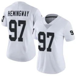 Women's Tonka Hemingway Las Vegas Raiders No.97 Limited Vapor Untouchable Jersey - White