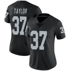 Women's Trey Taylor Las Vegas Raiders No.37 Limited Team Color Vapor Untouchable Jersey - Black