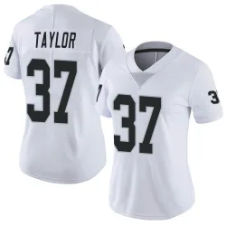Women's Trey Taylor Las Vegas Raiders No.37 Limited Vapor Untouchable Jersey - White