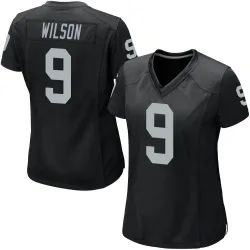 Women's Tyree Wilson Las Vegas Raiders No.9 Game Team Color Jersey - Black