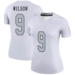 Women's Tyree Wilson Las Vegas Raiders No.9 Legend Color Rush Jersey - White