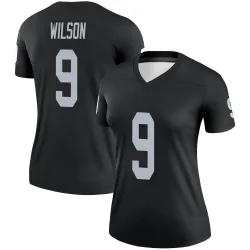 Women's Tyree Wilson Las Vegas Raiders No.9 Legend Jersey - Black
