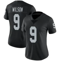 Women's Tyree Wilson Las Vegas Raiders No.9 Limited Team Color Vapor Untouchable Jersey - Black