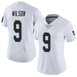 Women's Tyree Wilson Las Vegas Raiders No.9 Limited Vapor Untouchable Jersey - White