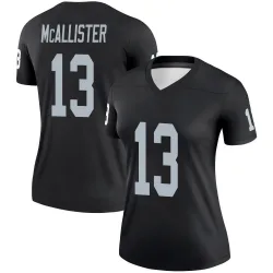 Women's Tyreik McAllister Las Vegas Raiders No.13 Legend Jersey - Black