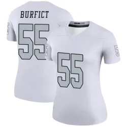 Women's Vontaze Burfict Las Vegas Raiders No.55 Legend Color Rush Jersey - White
