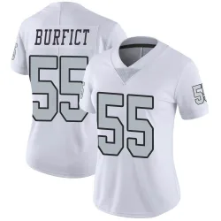 Women's Vontaze Burfict Las Vegas Raiders No.55 Limited Color Rush Jersey - White